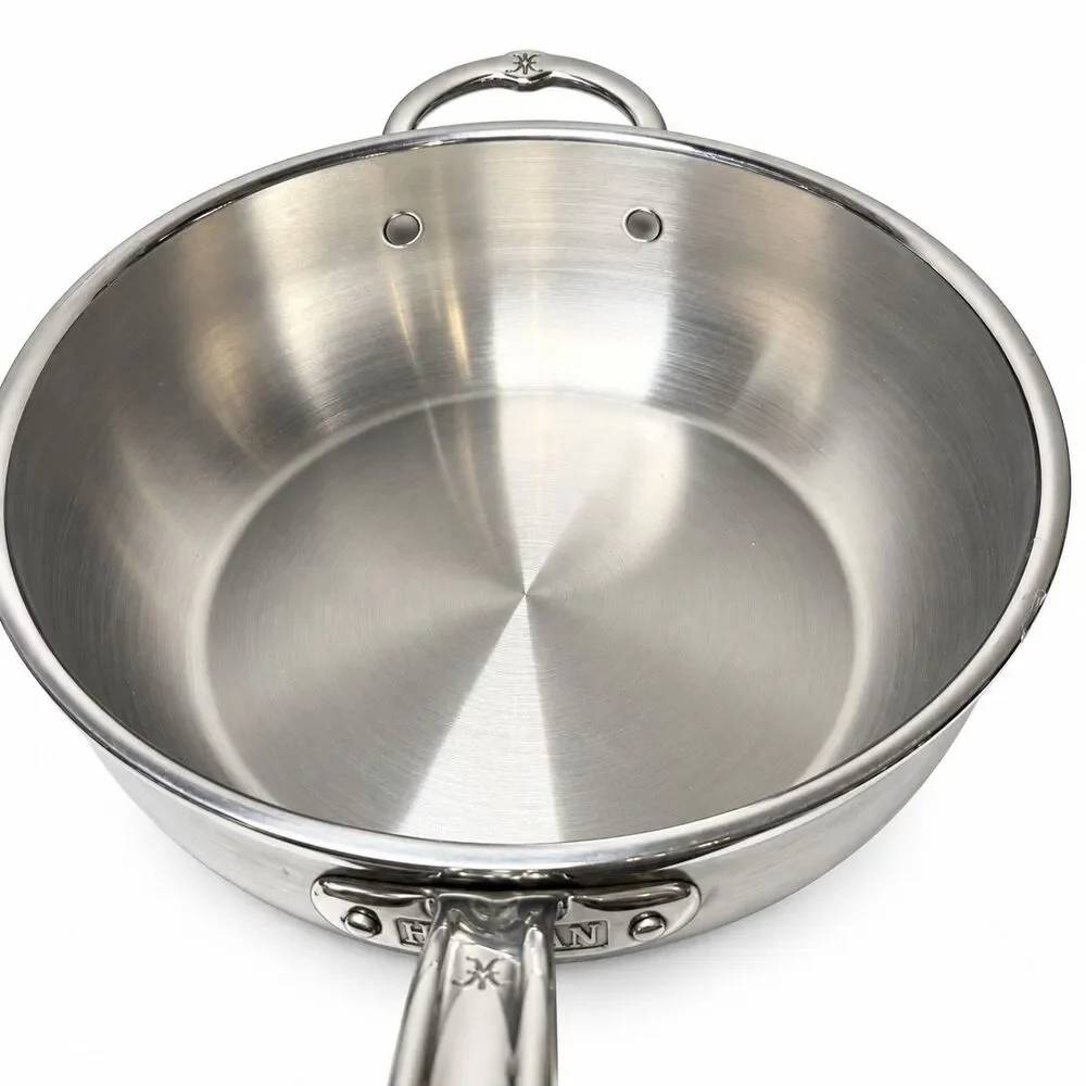 Hestan NanoBond Molecular Titanium 5 Qt Essential Pan With Lid - Made in Italy